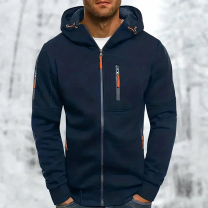 Männer Kapuzenjacke Sportlich Modern