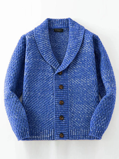 Herren Strickcardigan Warm Bequem Knöpfe - IdealeKleiden