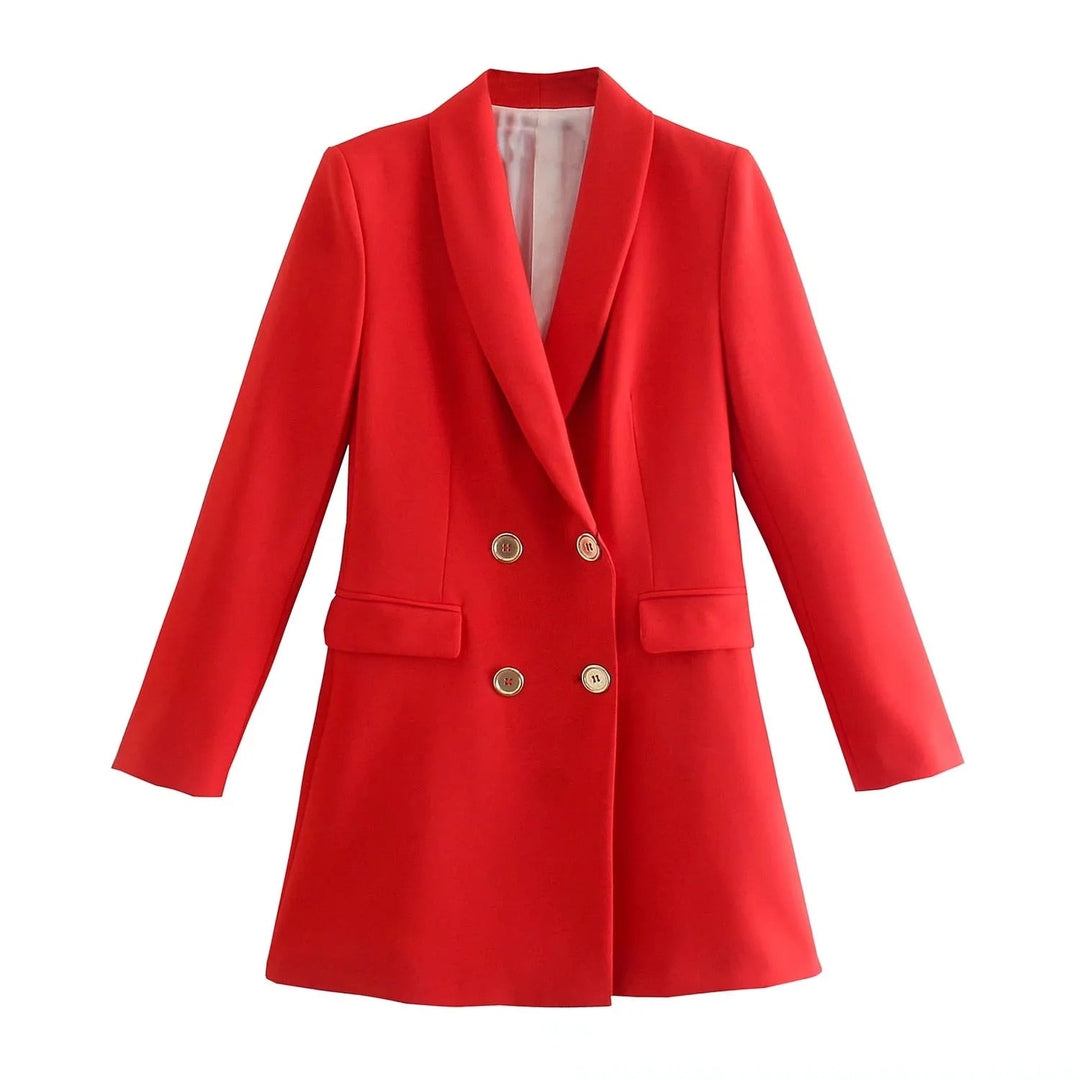 Damen Blazer Langärmlig Elegant