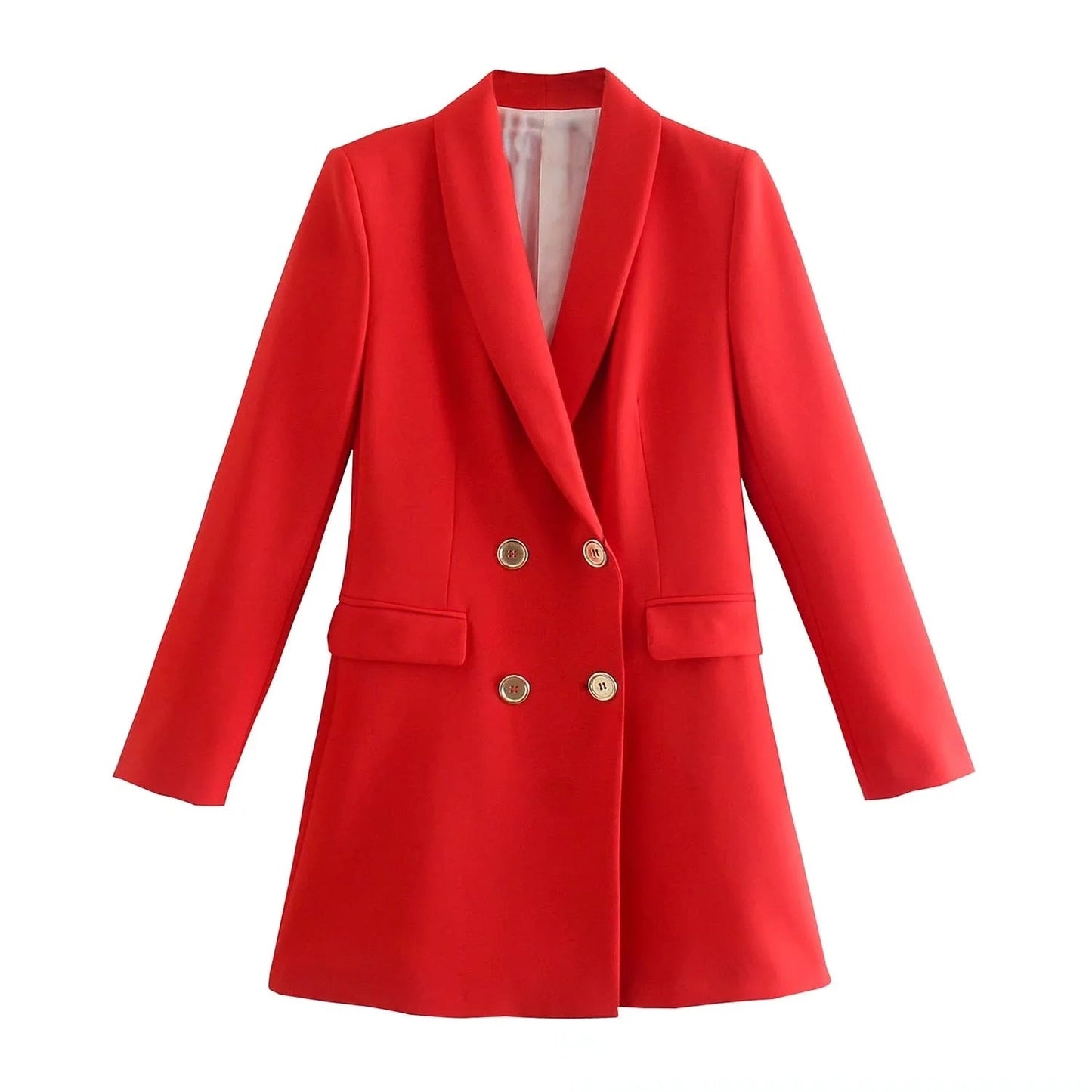 Damen Blazer Langärmlig Elegant