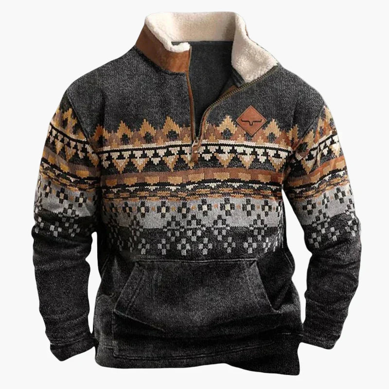 Stilvoller Western Pullover Vintage Look