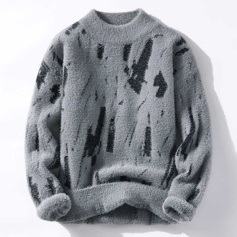 Stylischer Strickpullover Herren Modern Gemütlich