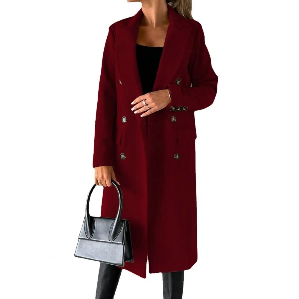 Elegante Damenjacke Lang Modisch