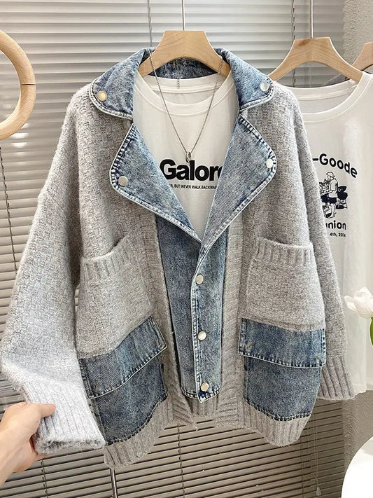 Modische Jeansjacke Stilvoll & Chic - IdealeKleiden