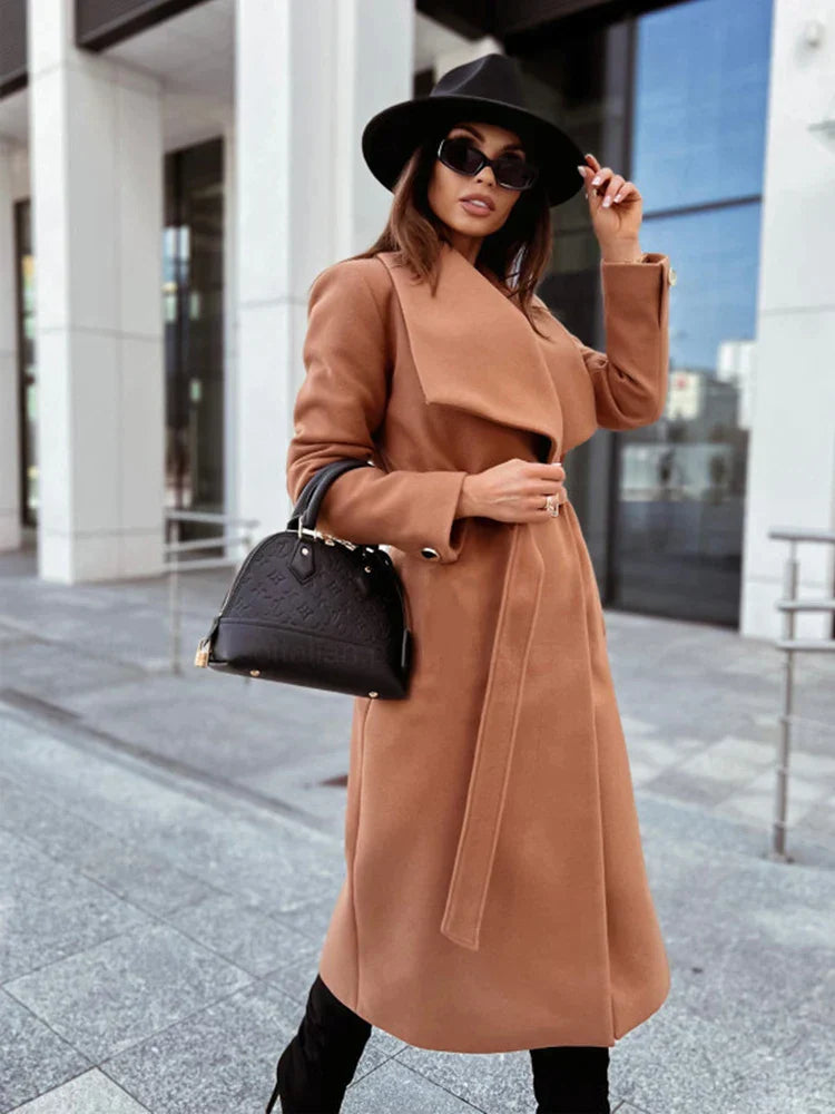 Elegante Frauenkleid Lang Tailliert Schnürsteg