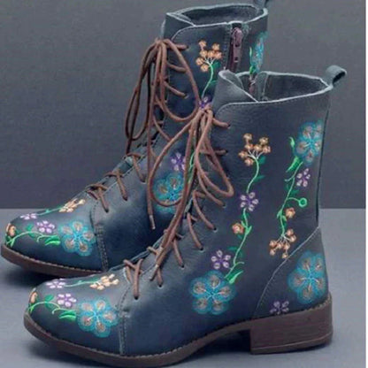 Retro Stiefel Ethno Chic Design