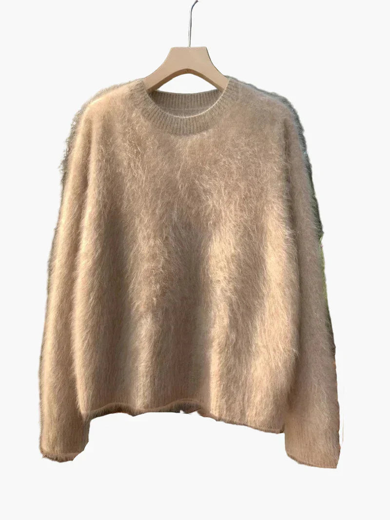 Kuschelpullover Übergröße Weich - IdealeKleiden