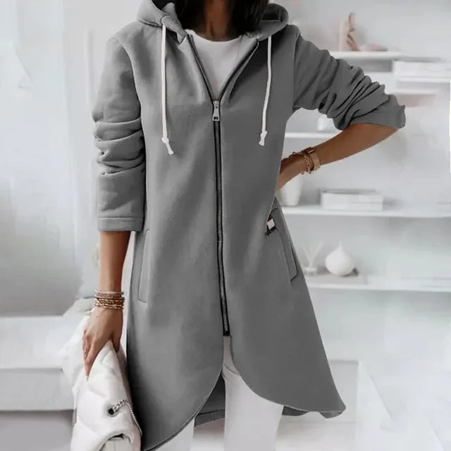 Stylischer Cardigan Kapuze Frauen