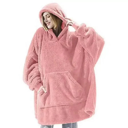 Übergroßer Flanell Hoodie für Männer und Frauen
