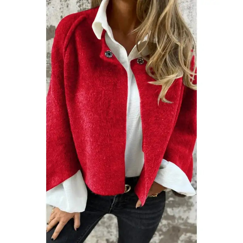 Stylische Damenjacke Kurz Elegant