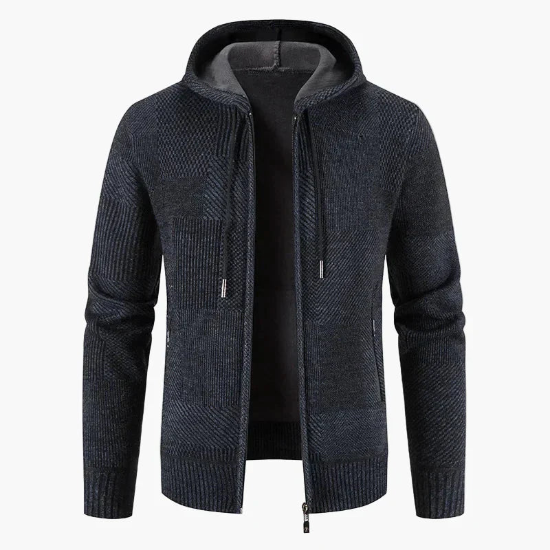 Strickjacke Mit Kapuze - Warme Winterjacke Damen - IdealeKleiden