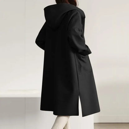 Elegante Daunenjacke Damen Kapuze - IdealeKleiden