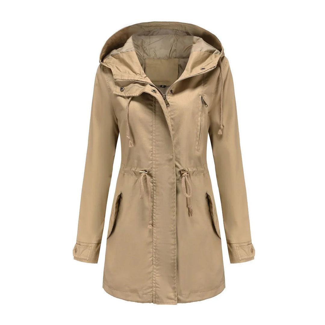 Lange Regenjacke Waterproof Damen