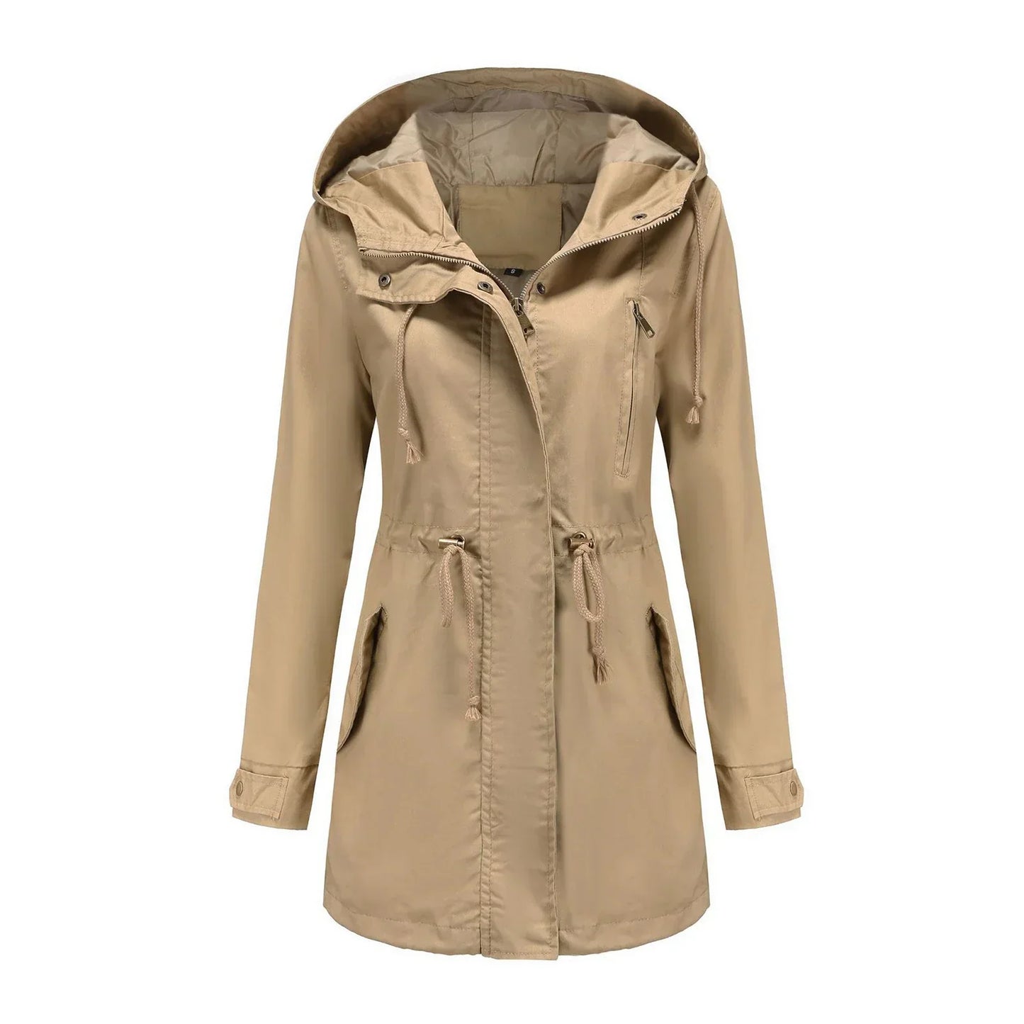 Lange Regenjacke Waterproof Damen