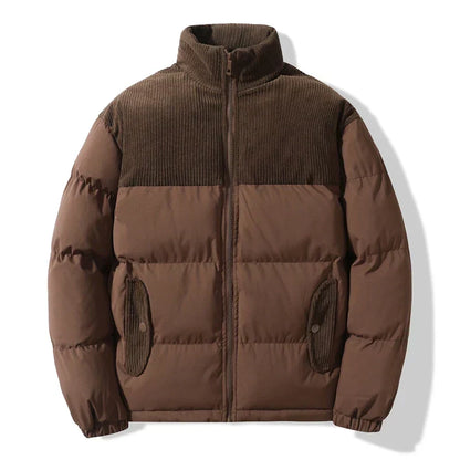 Modische Steppjacke mit Kordelzier