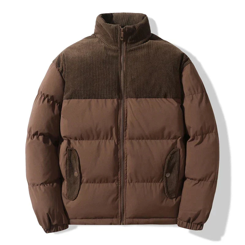 Gepolsterte Unisex-Jacke Corduroy Style