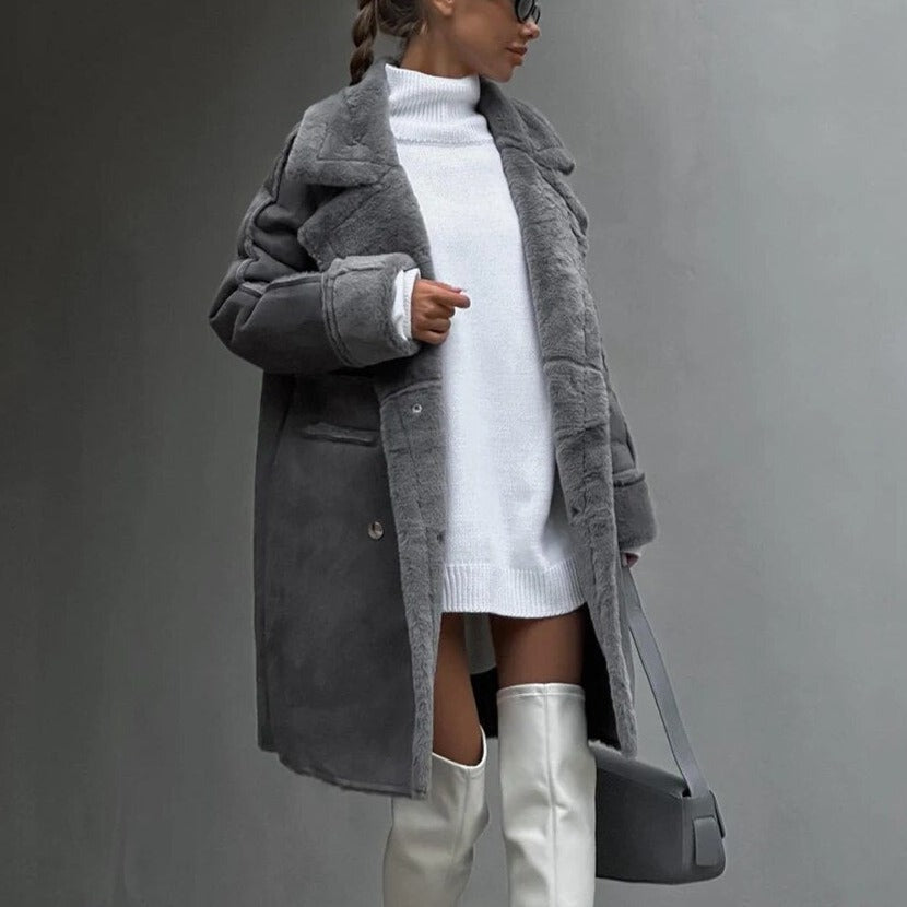 Stylische Manteljacke Damen - IdealeKleiden