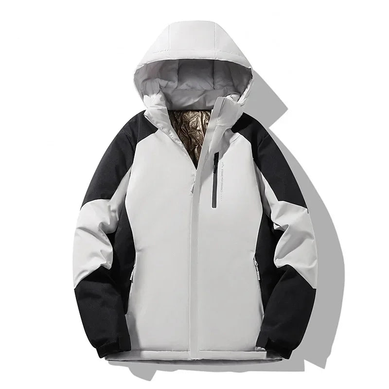Frauen Skijacke Colorblock Warm Winter