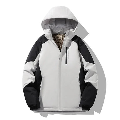 Frauen Skijacke Colorblock Warm Winter