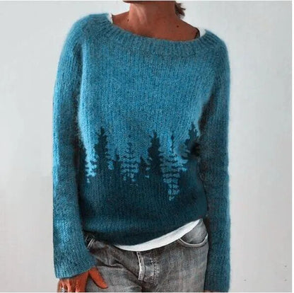 Retro Sweatshirt Stilvoll Komfortabel Damen