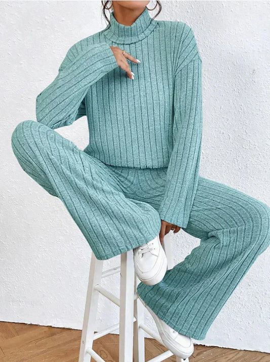 Damen Strickanzug Warm Winter - IdealeKleiden