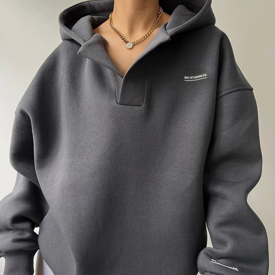 Damen Hoodie Warm Winterjacke
