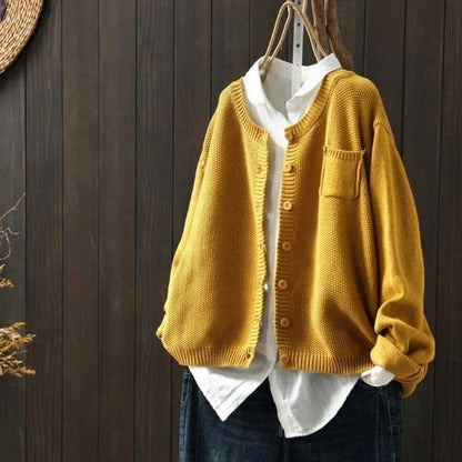 Weicher Cardigan Strick Oversized Bequem