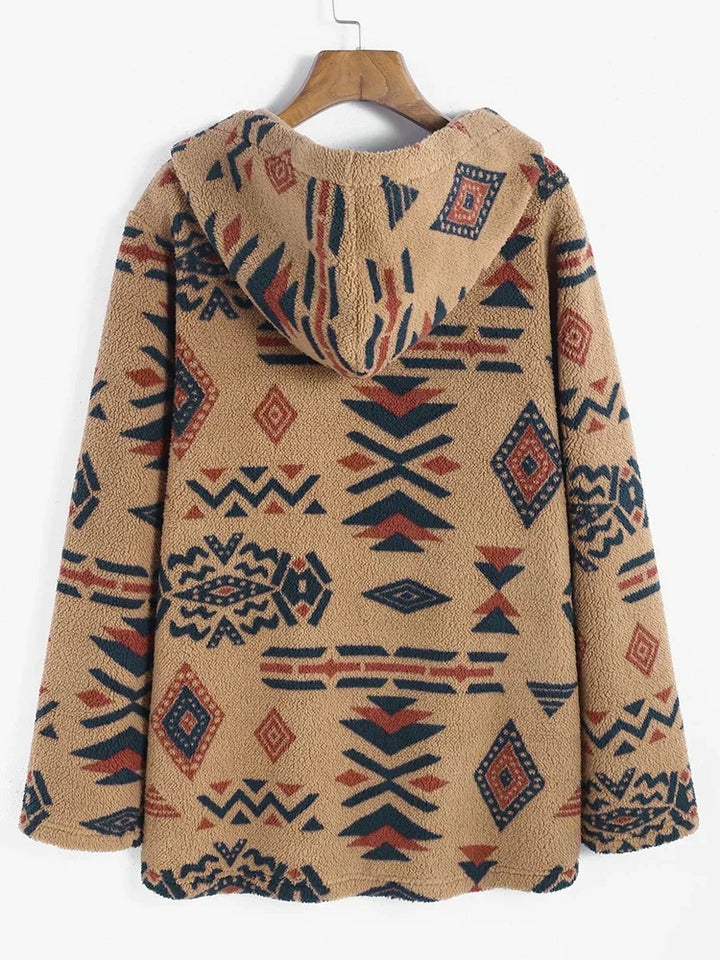 Stylische Aztekenjacke - Vintage Chic für Frauen und Männer - IdealeKleiden