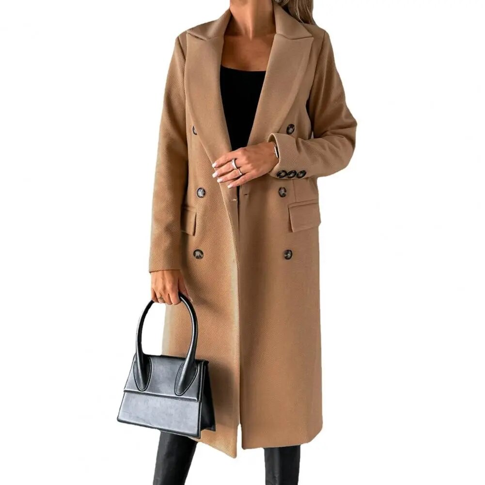 Elegante Damenjacke Lang Modisch