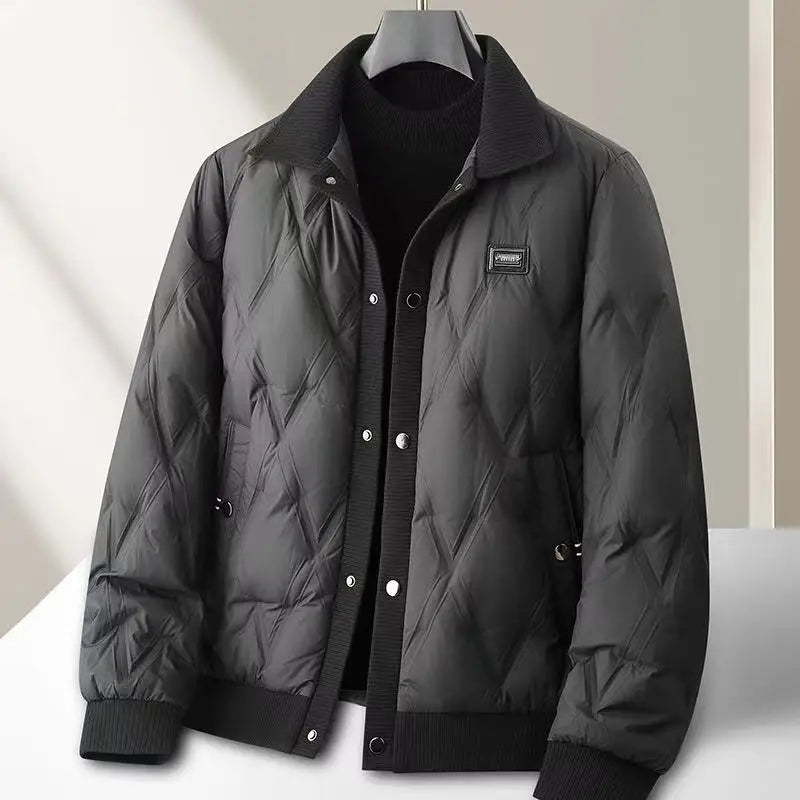 Gepolsterte Steppjacke Lässig Modern mit Reißverschluss