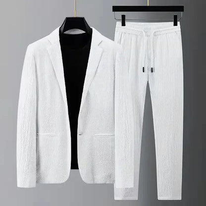 Herren Anzug Smart Casual Kordelzug Stil - IdealeKleiden