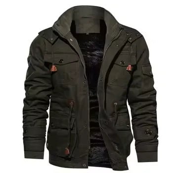 Herren Winterparka Wärmeisoliert Stylish