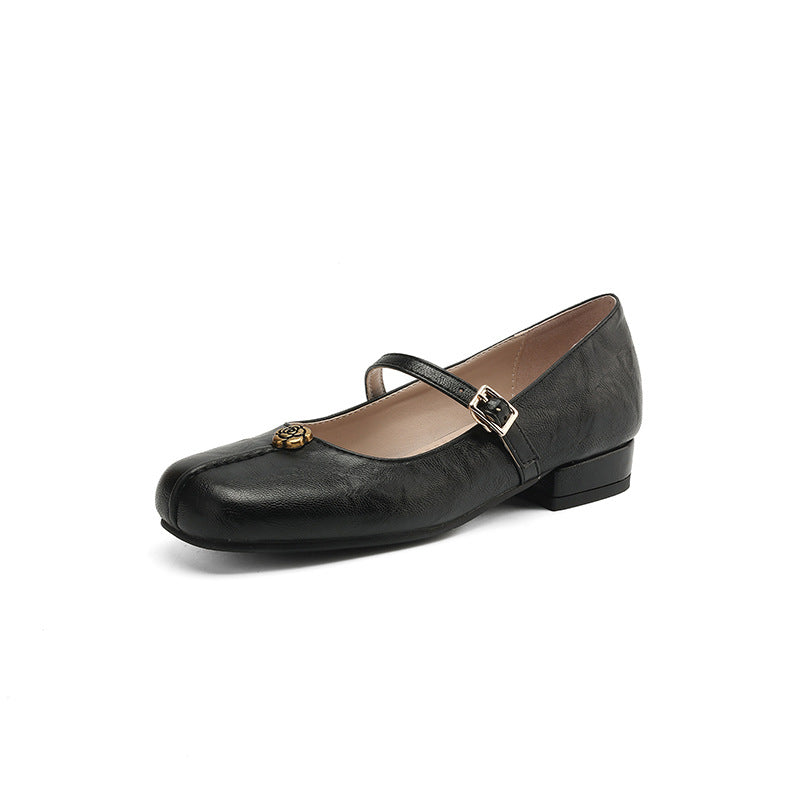 Damen Ballerinas Frühling Elegant Riemen