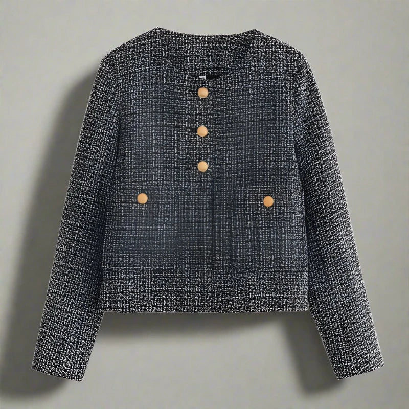 Klassische Tweed Jacke Damen