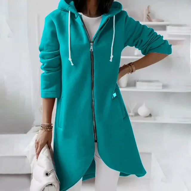 Stylischer Cardigan Kapuze Frauen