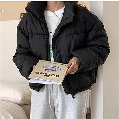 Frauen Pufferjacke Kurz Schnitt