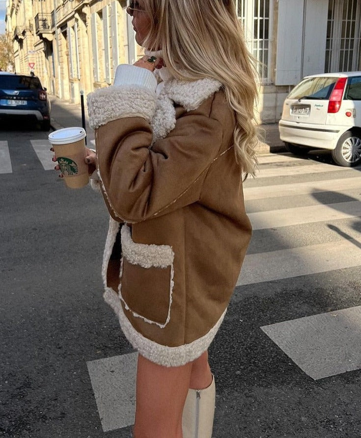 Elegante Damenjacke Wiederkehrendes Gefühl - IdealeKleiden