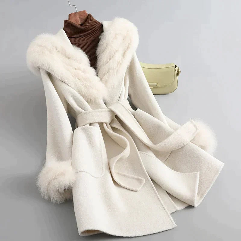 Wintermantel Damen Klassisch Elegent