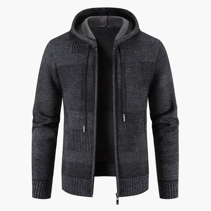 Strickjacke Mit Kapuze - Warme Winterjacke Damen