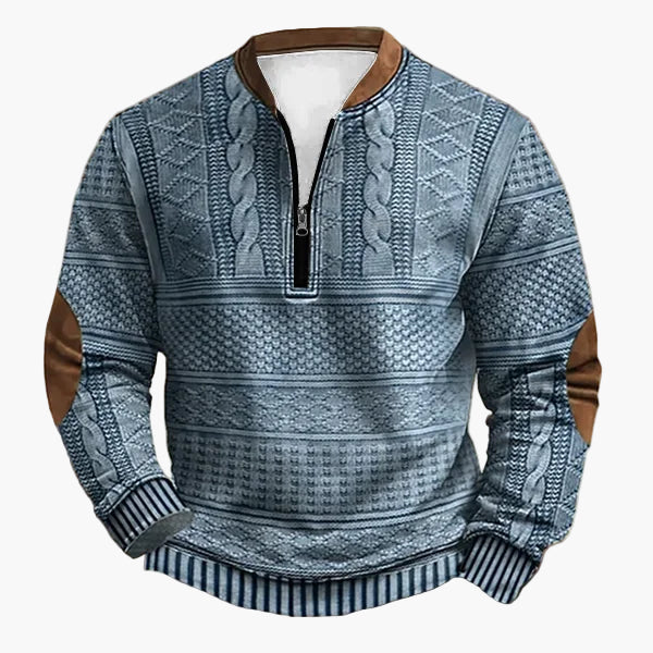 Strickpullover Herbst Winter Zopfmuster