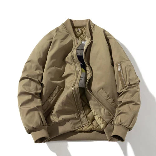 Leder-Bomberjacke Cavan Stil