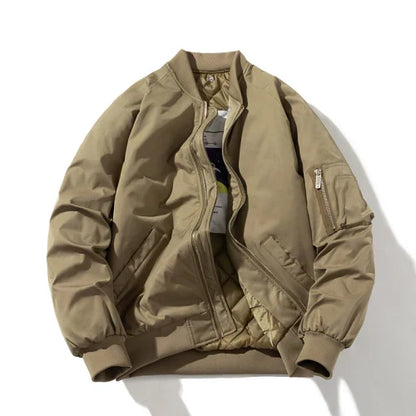 Leder-Bomberjacke Cavan Stil