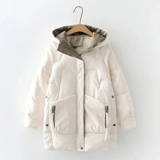 Warme Oversized Daunenjacke Winter - IdealeKleiden