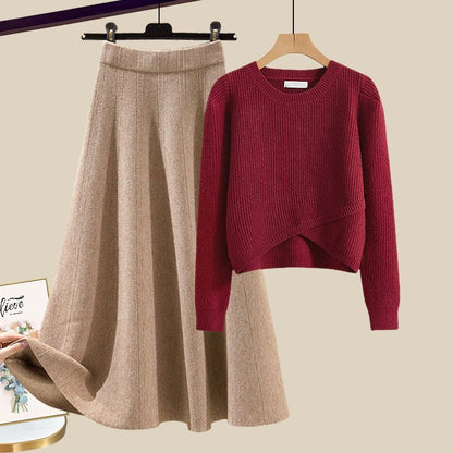 Stilvolles Kleid Set Damenmode Modern
