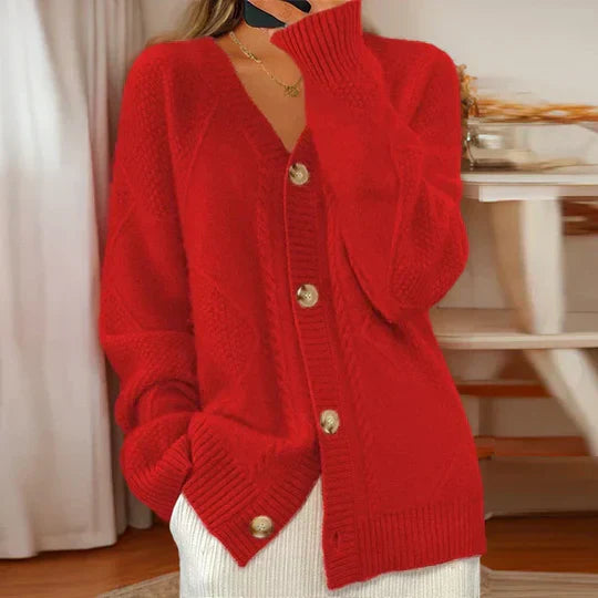 Klassischer Strickpullover aus Baumwolle Damen