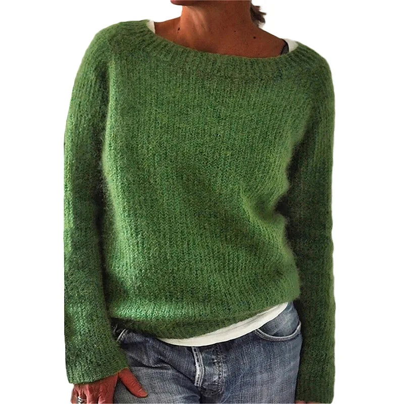 Winterpullover Damen Norweger Strick