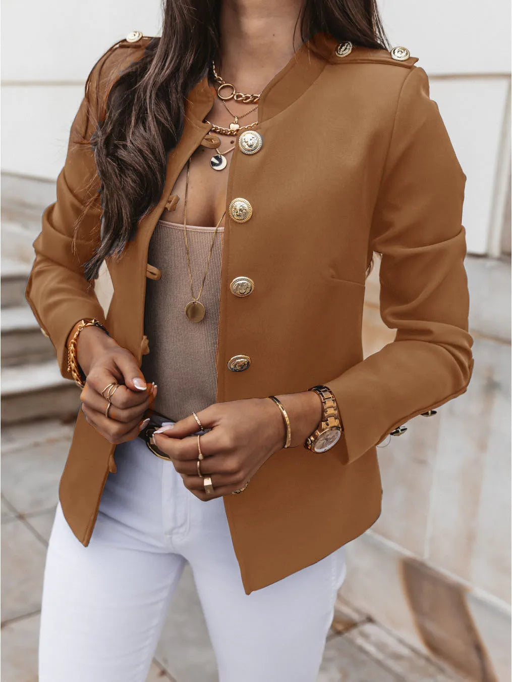 Elegante Luxusjacke Damen Designerkleidung