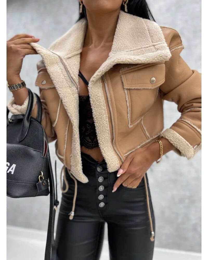 Warme Winterjacke Chic Damenkollektion