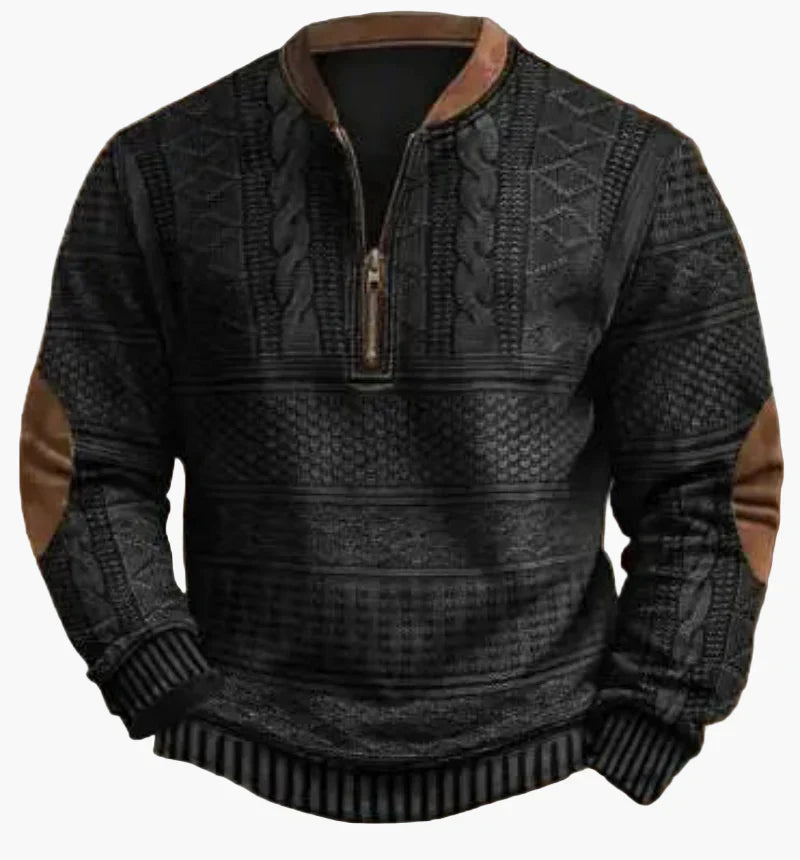 Herren Pullover Warm Modern Stehkragen