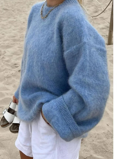 Große Strickpullover Oversized Damen - IdealeKleiden